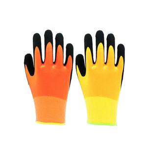 Factory Direct Customizable Wholesale Winter <b>Heavy</b> <b>Duty</b> Double Polyester Liner Latex Twice Safety Coated Windproof Warm Gloves - Product Image 4