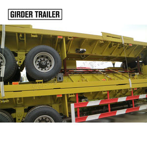 Precio bajo Tri-axle 40ft Skeleton Gooseneck Container Chasis Skeletal Trailer Flatbed Trailer para Container Flatbed Traile - Product Image 2