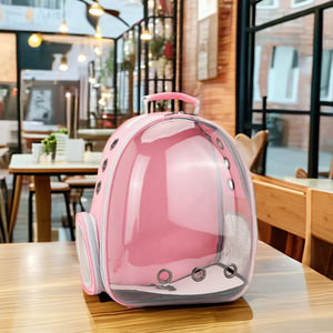 Custom <b>Large</b> Capacity Dog Cat <b>Backpack</b> Semi-space Panoramic Transparent Portable Breathable Pet Bag <b>Backpack</b> - Product Image 6