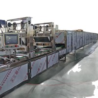 Équipement de ligne de production de brochettes d'aubépine avec machines de remplissage et de façonnage d'aubépine confite Argent et Blanc