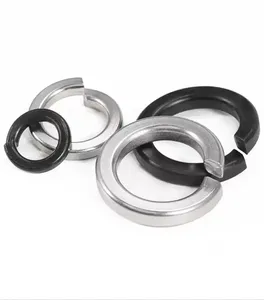 Gb93/8 राष्ट्रीय मानक खुला वसंत वॉशर फ्लैट पैड स्टेनलेस स्टील पीतल के मानक विभाजन शैली सादे लॉक स्प्रिंग वॉशर - Product Image 1