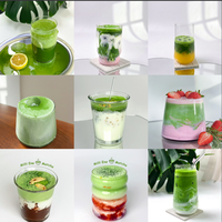 Poudre de matcha personnalisée en marque privée, matcha de luxe de qualité 7A, thé vert japonais d'Uji, poudre de matcha avec emballage personnalisé