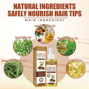 Réparation anti-chute cheveux en gros cheveux secs et abîmés adoucir et lisser les frisottis huile essentielle pour huile de soin capillaire - Product Image 6