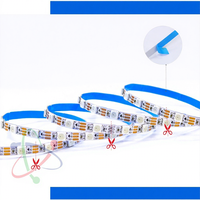Bande lumineuse LED RVB adressable WS2812 5050 SMD 5V IP20 étroite 5,5 mm, éclairage de rêve multicolore pour décoration de chambre, de salle de jeux et de fête