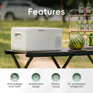 Alpicool S15 Mini réfrigérateur solaire pour voiture, charge solaire, compresseur CC, <span class=keywords><strong>petit</strong></span> congélateur de <span class=keywords><strong>camping</strong></span>, 12V, double usage, réfrigérateur portable - Product Image 4