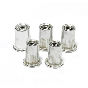 Bền nhẹ chống ăn mòn Hex khớp nối hạt Metric cường độ cao nhôm phẳng đầu có khía đinh tán <span class=keywords><strong>Nut</strong></span> din7339 - Product Image 5