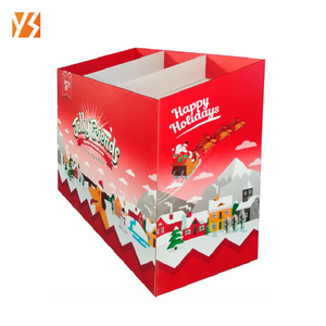 Gran oferta, soportes de exhibición de calcetines de Navidad modernos plegables, papel de cartón para exhibiciones de suelo POP para promoción de regalos de Navidad - Product Image 2