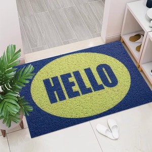 Tapis à motif personnalisé à usage domestique, tapis de porte Hello, matériau PVC épais imprimé, <span class=keywords><strong>paillasson</strong></span> d'entrée de bienvenue antidérapant - Product Image 6