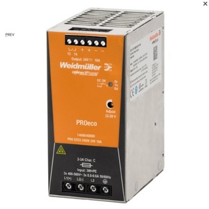 Fuente de Alimentación Weidmller Pro Eco 960W 24V 40A, Unidad de Conmutación de Alta Frecuencia Industrial - Product Image 2