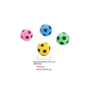 Jouet interactif pour chat en latex résistant aux morsures, en forme de petit ballon de football, pour l'intérieur et l'extérieur, en gros et en stock - Product Image 6