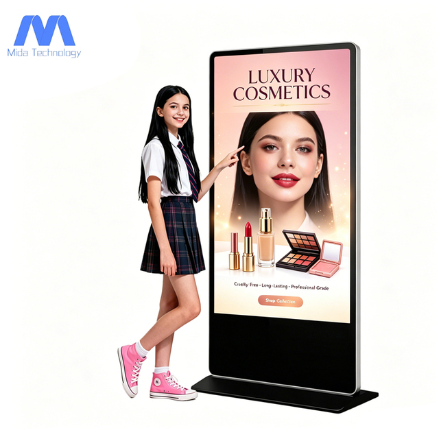 Best Selling Smart Kiosk Vertical Led Advertising Display Digital Signage Totem Floor Standing Touch Screen