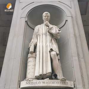 Estatua de Niccolò Machiavelli de Tamaño Real en Mármol, Famosa en Campus Universitarios, Marca MILY - Product Image 3