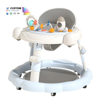 Nouveau Trotteur Pliant en Plastique 2026 pour Nouveau-né, Trotteur d'Apprentissage Assis-Debout Multifonctionnel pour Tout-petits et Enfants