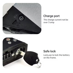 Batterie de remplacement pliable 48V 10.5Ah 9Ah 7.8Ah, pack de batterie 36V 17.5Ah 15Ah 13Ah pour vélo électrique, lithium-ion - Product Image 4
