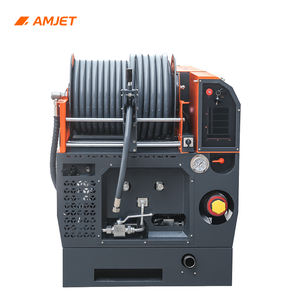 <span class=keywords><strong>Machine</strong></span> de débouchage de tuyaux de drainage AMJET <span class=keywords><strong>à</strong></span> haut débit 4350psi 15gpm 300bar, tuyau de 75m pour le nettoyage des égouts et l'entretien des eaux usées - Product Image 2