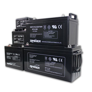 Zlpowerディープサイクルソーラーバッテリー<span class=keywords><strong>12V</strong></span> 100AH-300AHブラックAGM密封鉛酸電気自動車用リチウムイオンバッテリーパック - Product Image 1