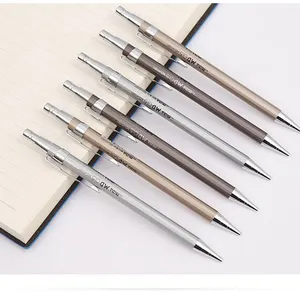 New Trendy School Student Office Hochwertiger Druck bleistift aus Edelstahl aus Metall 0,7mm 0,5mm, langlebiger Antriebs stift