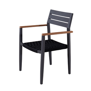 Moderne Blanc <span class=keywords><strong>Extensible</strong></span> Patio Restaurant Table 6 Places Chaises <span class=keywords><strong>Jardin</strong></span> Extérieur 7 Pièces En <span class=keywords><strong>Aluminium</strong></span> Corde À Manger Ensembles - Product Image 3