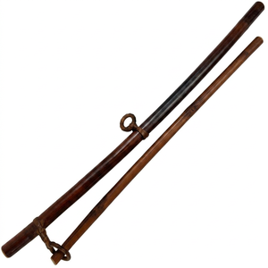 Colgador de Ropa de Bambú Hecho a Mano, Estilo Pagoda Invertida, Decoración de Pared Vintage, Ecológico, Ganchos para Tapices y Bufandas Artesanales - Product Image 1