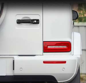 Garnitures de couvercle de poignée de porte en Fiber de carbone pour AMG G63 bropus G500 W463A G550 <span class=keywords><strong>Mercedes</strong></span> W464 extérieur de voiture classe G <span class=keywords><strong>4x4</strong></span> accessoires - Product Image 1