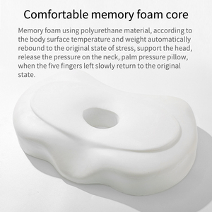 Cuscino auricolare in Memory Foam con fori per le orecchie per chi soffre di mal d'orecchi e traversine laterali - Product Image 4