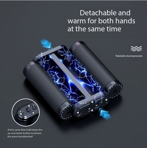 Nouveau chauffe-mains magnétique à double fonction, rechargeable par USB, chaleur pratique deux-en-un, chauffage rotatif anti-stress - Product Image 3