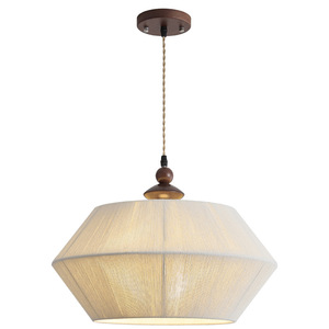 Lampe suspendue de style japonais rétro Wabi Sabi, diamètre 45cm, lustre LED à trois têtes E27 pour éclairage de bureau, chambre à coucher, maison d'hôtes - Product Image 5