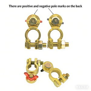 Conectores de Terminales de Batería, Abrazaderas de Terminales de Batería para Barco, Auto, RV - Product Image 3
