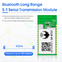 Modul Bluetooth Master DX-BT27-A Jangkauan Jauh BLE 5.1 Pemindai Kode QR untuk Menghubungkan Modul Bluetooth Nirkabel untuk Android/iOS