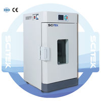 Incubateur de séchage à convection forcée double usage en acier inoxydable SCITEK avec contrôleur de température PID et étagère mobile pour laboratoire clinique