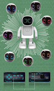 Topjoy Robot Éducatif Intelligent Dansant Programmable avec Haut-Parleur Intégré, Éclairage et IA ChatGPT - Product Image 5