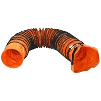 Tuyau flexible de conduit d'air de tuyau de spirale d'échappement isolé ignifuge de PVC diamètre de 6 pouces