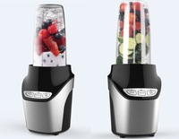 Mélangeur électrique nutri à haute vitesse, avec boîtier en acier inoxydable, mélangeur puissant et de haute qualité 50 w