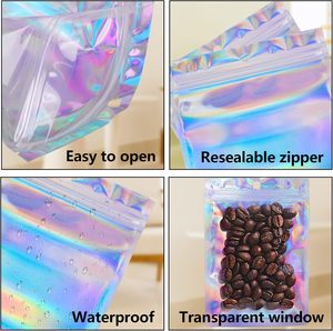 Holographic Rainbow Metallic Mailer <b>Bag</b> Packaging Luxury Envelope Courier <b>Bags</b> Padded Foil Mailer Mylar <b>Bag</b> - Product Image 5