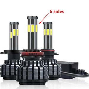 Venta al por Mayor de Faros LED de 6 Lados, 10000lm, 360 Luces LED para Automóvil, H4 H7 H11 9006 9004 9007, Bombillas LED para Faros Delanteros de Automóvil de 60w - Product Image 1
