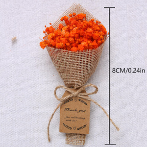 Bouquet di Fiori Secchi Veri in Miniatura per San Valentino, Regalo di Nozze, <span class=keywords><strong>Rose</strong></span> <span class=keywords><strong>Essiccate</strong></span> Preservate, Decorazione per Auto - Product Image 2
