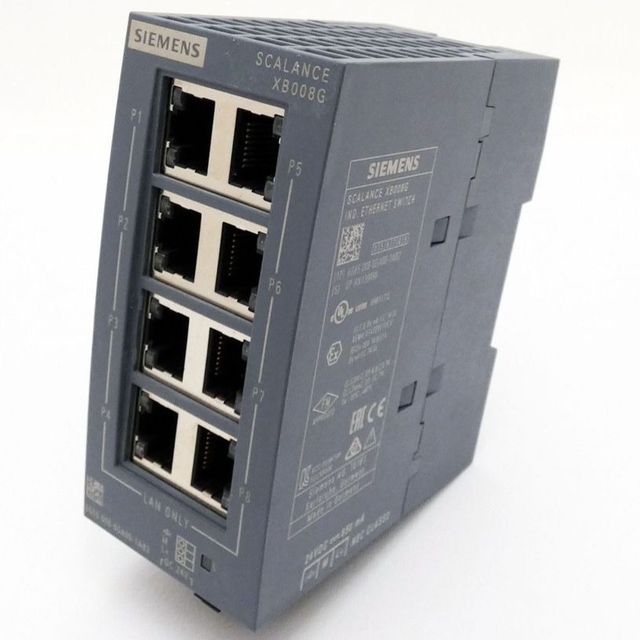 Brand New XB008G 6GK5008-0GA00-1AB2 E:04 Industrial Ethernet Switch - One-year Warranty PLC