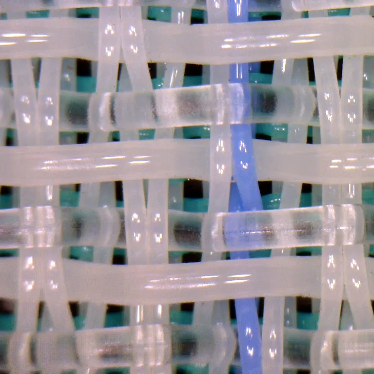 Kağıt makinesi kağıt yapımı için Polyester üçlü katman Polyester şekillendirme tel kalıplama kumaşı