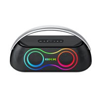 BKK / OEM 60W Portable pour enceinte avec microphone intégré, batterie rechargeable, LED RGB, stéréo sans fil pour la maison et l'extérieur