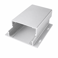 Boîtier de système de surveillance à 119,6*50 capteurs, en aluminium anodisé argenté, boîtier de commande IP54 pour enregistreur de données et outils de mesure