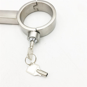 MOG-Collar de Bondage Bdsm de <span class=keywords><strong>acero</strong></span> inoxidable, esposas de restricción esclavo, juguetes sexuales <span class=keywords><strong>para</strong></span> <span class=keywords><strong>hombre</strong></span> y mujer - Product Image 4