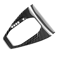 Fibre de carbone pour accessoires intérieurs Ford Mustang 2024-2025, autocollant souple pour voitures conduite à gauche et à droite, panneau de changement de vitesse automatique et manuel