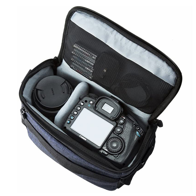 Compatible Camera Lenses Bag Tripod Holder Camera Gadget Shoulder Bag for Men Women