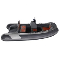 Mini 11ft Rhib 320 semi-rigide en aluminium RIB Hypalon/PVC Bateaux gonflables pour lac