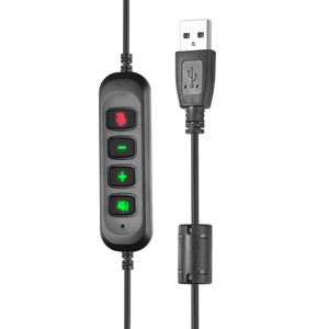 Auriculares USB con cancelación de ruido, auriculares LL-51D con controles en línea, micrófono ajustable, <span class=keywords><strong>Boom</strong></span>, para PC, Mac, aula o casa, precio de fábrica - Product Image 6