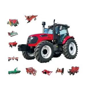 Hızlı teslimat 12-220 hp tekerlek tahrikli traktör yüksek kalite tarım traktörü çin tedarikçisi ucuz satılık