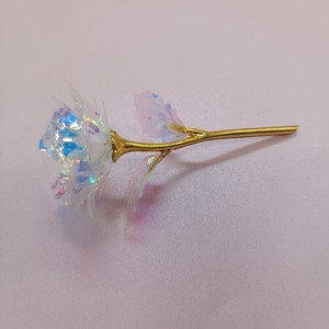 Rosa <span class=keywords><strong>de</strong></span> Oro <span class=keywords><strong>de</strong></span> 24k con <span class=keywords><strong>Tallo</strong></span> <span class=keywords><strong>Largo</strong></span>, Regalo Económico para el Día <span class=keywords><strong>de</strong></span> San Valentín - Product Image 3