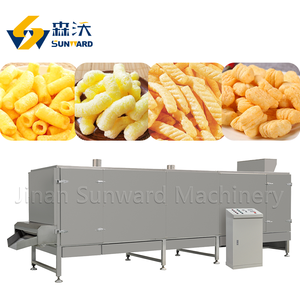 Precio de fábrica Línea de producción de aperitivos Nueva extrusora para granos Aperitivos inflados Anillos de maíz Planta de fabricación de aperitivos de relleno de núcleo - Product Image 5