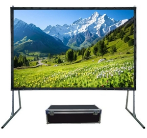 Pantalla de Proyección Portátil de Plegado Rápido de 100 120 150 200 Pulgadas - Fácil Instalación, Tela Blanca HD para Noches de Cine al Aire Libre - Product Image 1