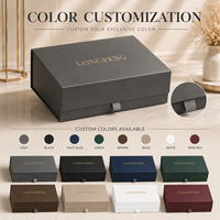 Boîtes cadeaux rigides magnétiques écologiques haut de gamme avec logo personnalisé OEM, couleurs et dimensions sur mesure, emballage recyclable